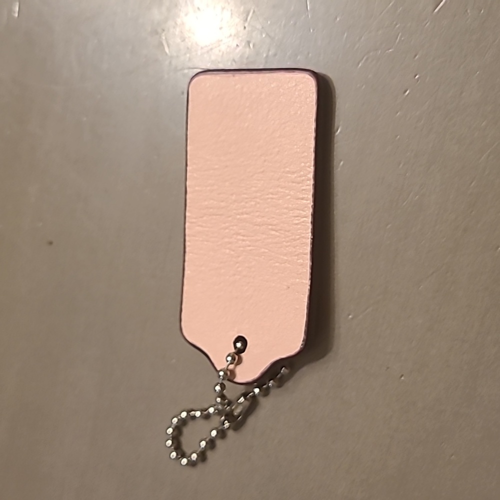 Coach Purse Fob in light pink - Picture 2 of 3